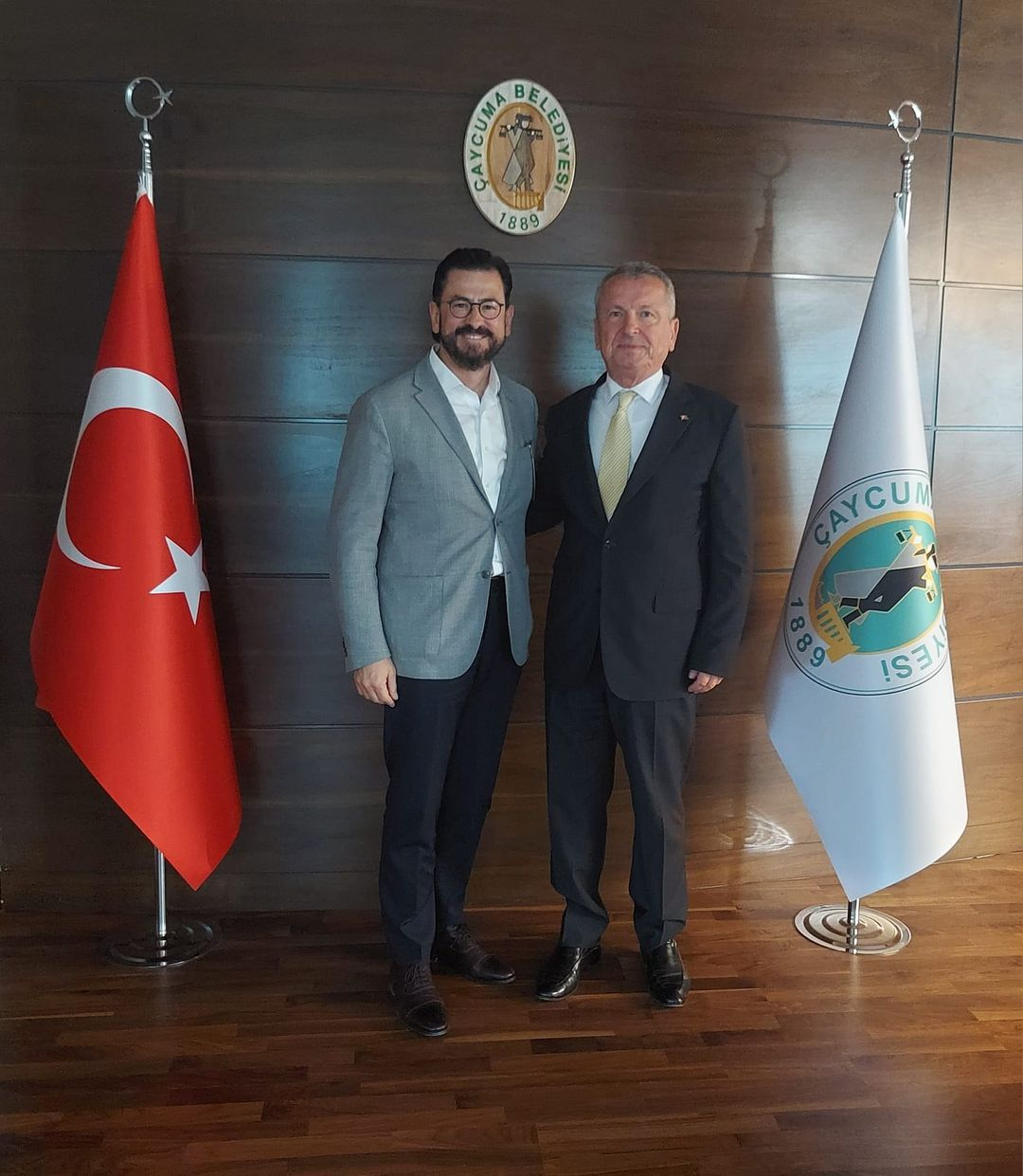 Zonguldak İnşaat Firması Başkanı, Belediye Liderini Kutlamak İçin Ziyaret Etti