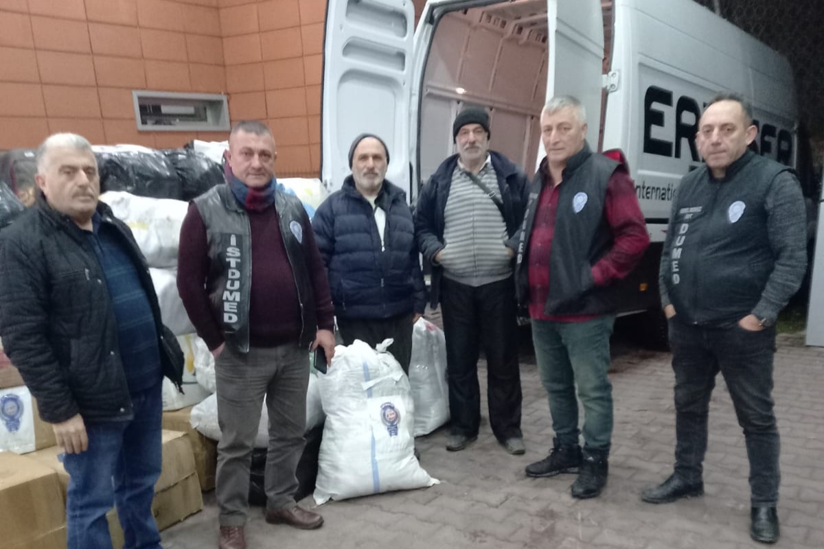 Uyuşturucuyla Mücadele Derneği’nden deprem bölgesine yardım 