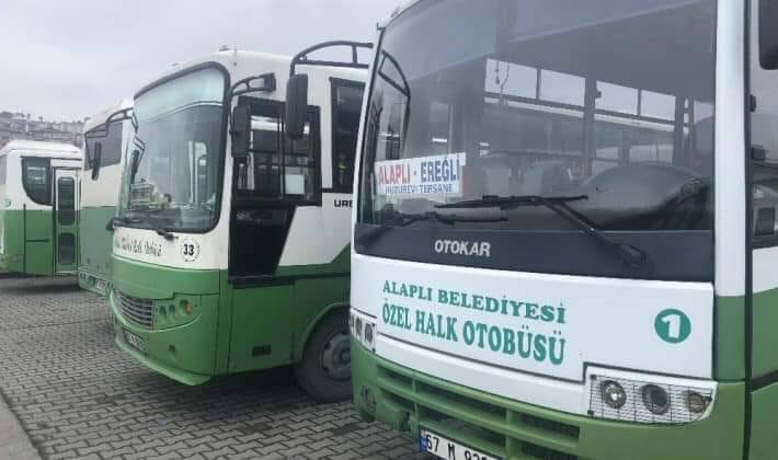 Alaplı Özel Halk Otobüsüne zam yapıldı 