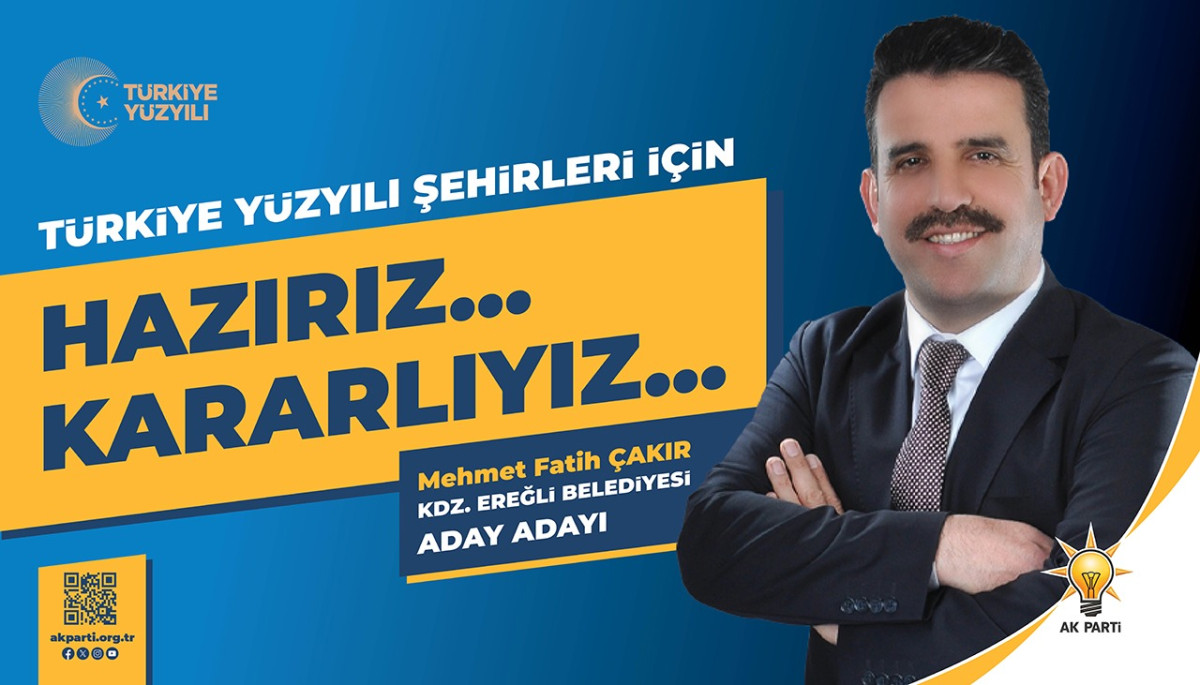 Mehmet Fatih Çakır Kdz. Ereğli Belediyesi Aday Adayı 