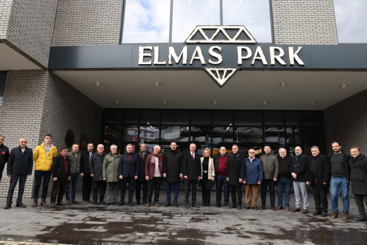 Elmas Park esnafından Başkan Alan'a teşekkür 