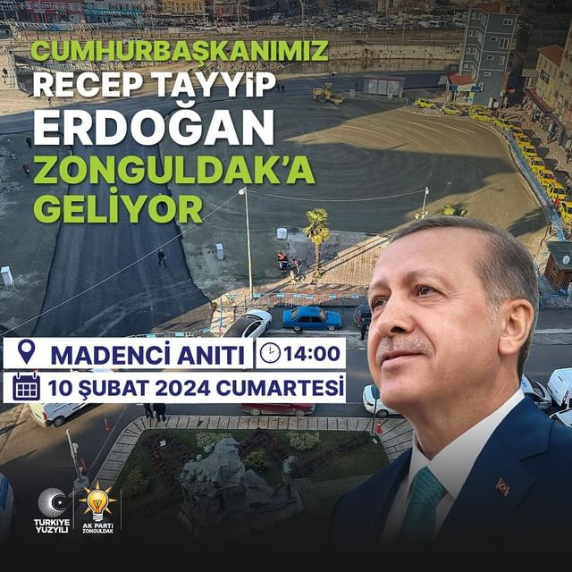 ″Zonguldak Cumhurbaşkanı Erdoğan'ı Coşkuyla Karşılamaya Hazır