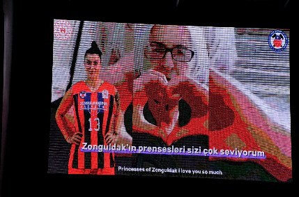 ″Zonguldak Basketbol Takımı Motivasyon Dolu Antrenman Ziyareti″