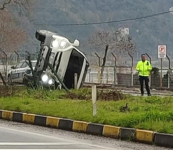 Burnu bile kanamadı!