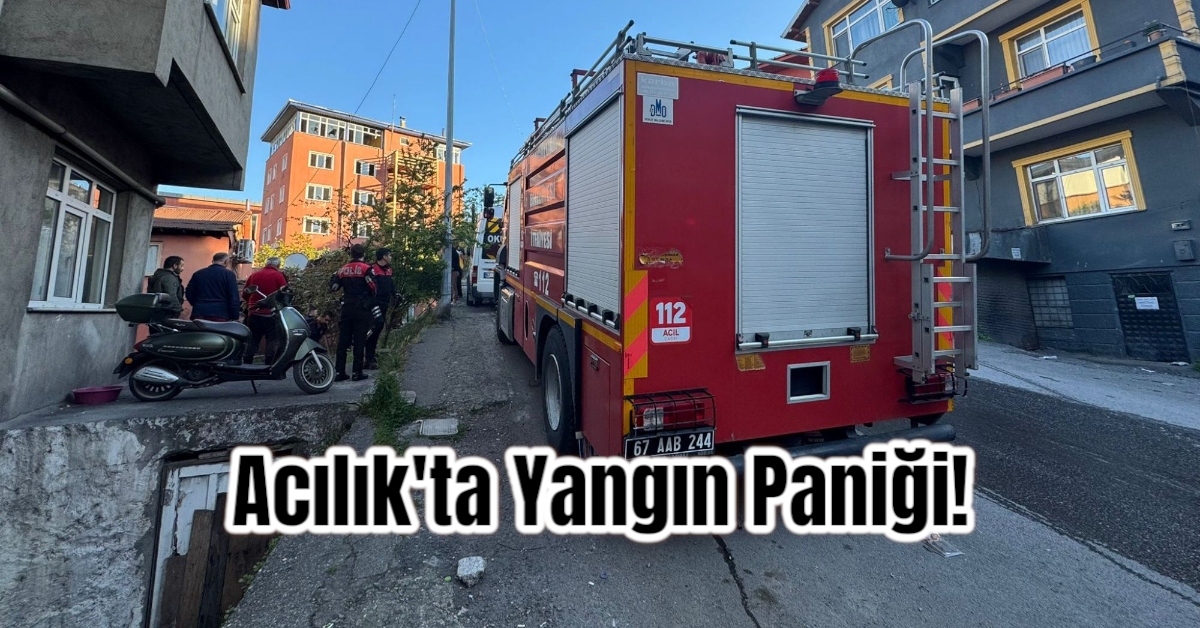 Acılık'ta Yangın Paniği!