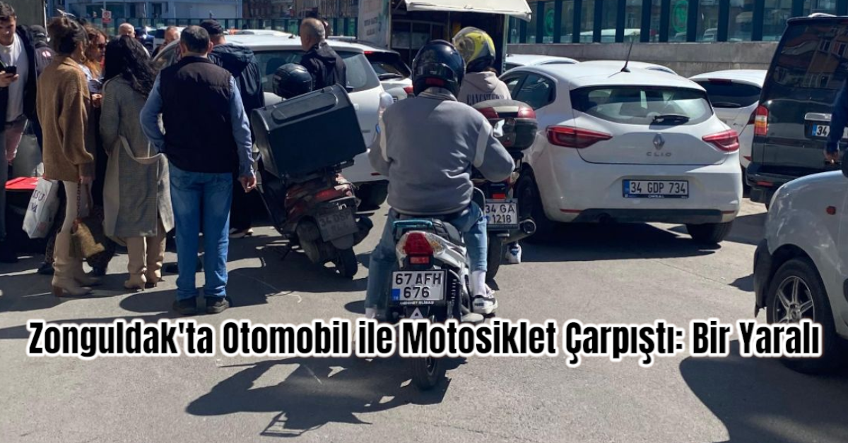 Zonguldak'ta Otomobil ile Motosiklet Çarpıştı: Bir Yaralı