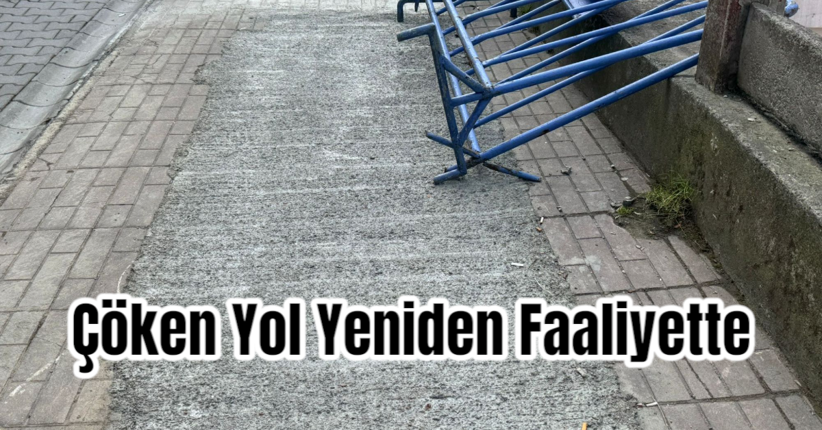 Çöken Yol Yeniden Faaliyette