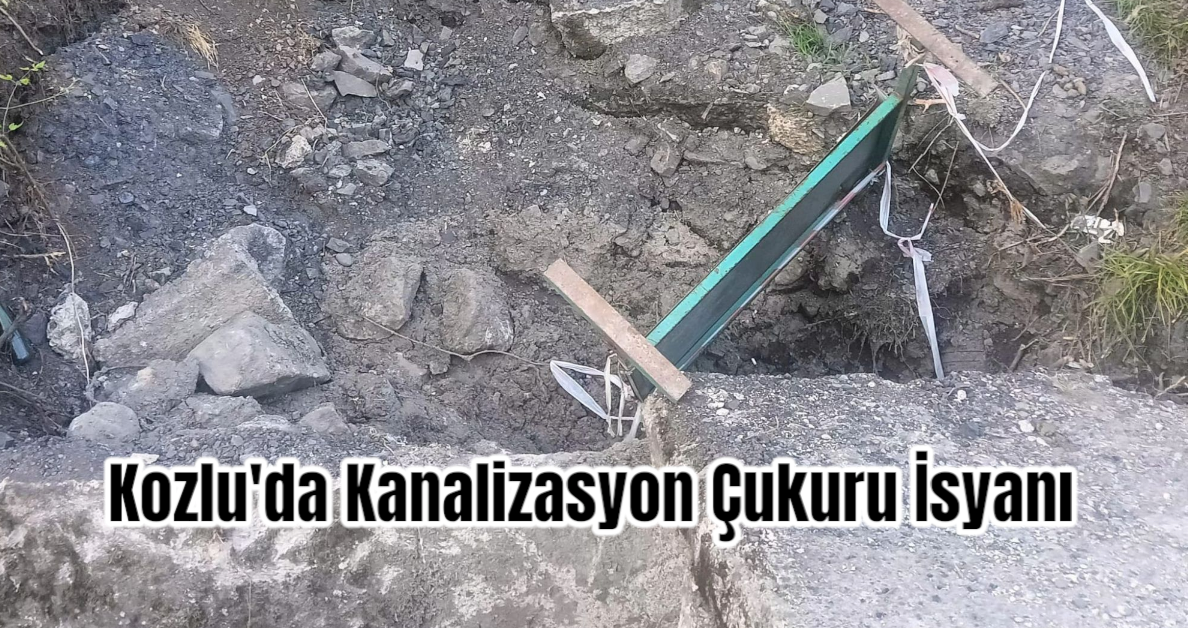 Kozlu'da Kanalizasyon Çukuru İsyanı!