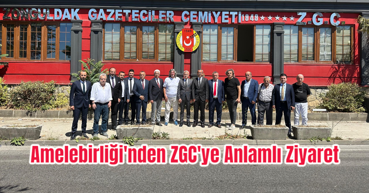 Amelebirliği'nden Zonguldak Gazeteciler Cemiyeti'ne Anlamlı Ziyaret