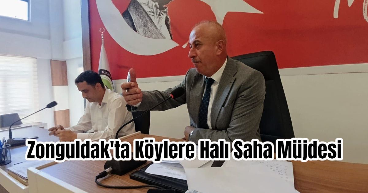 Zonguldak'ta Köylere Halı Saha Müjdesi