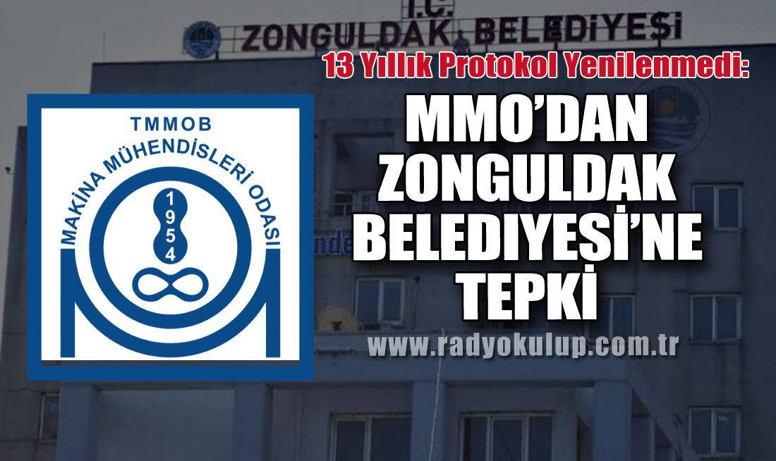 13 Yıllık Protokol Yenilenmedi: MMO’dan Zonguldak Belediyesi’ne Tepki