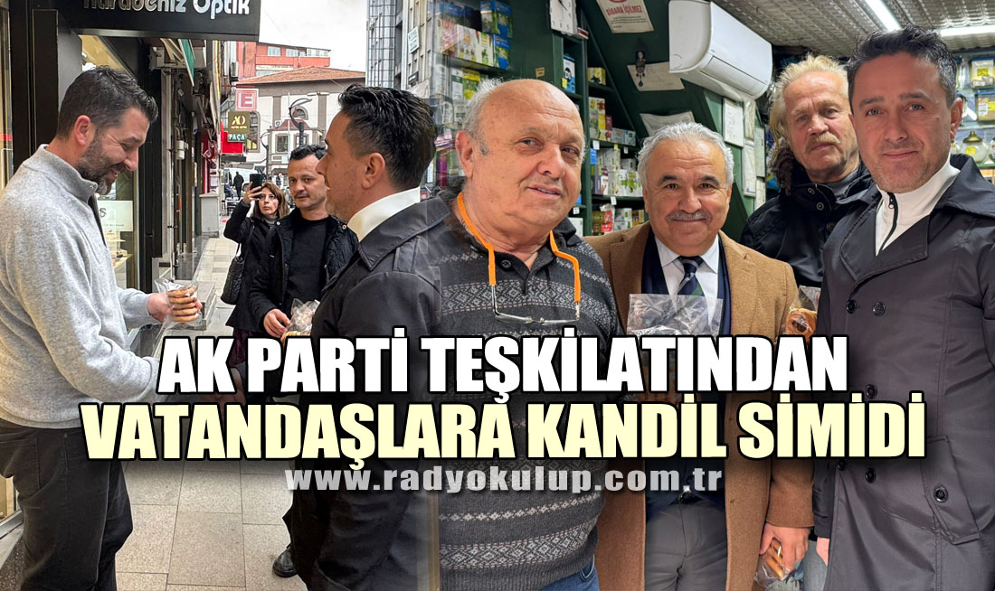 AK Parti Teşkilatından vatandaşlara kandil simidi