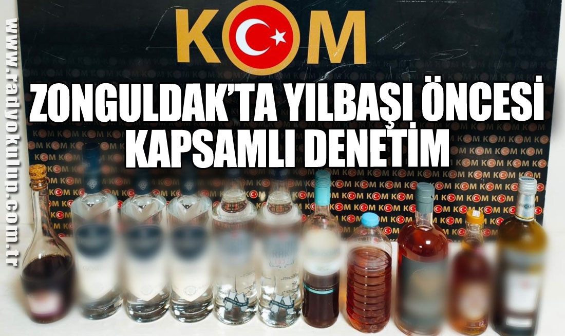 Zonguldak’ta Yılbaşı Öncesi Kapsamlı Denetim