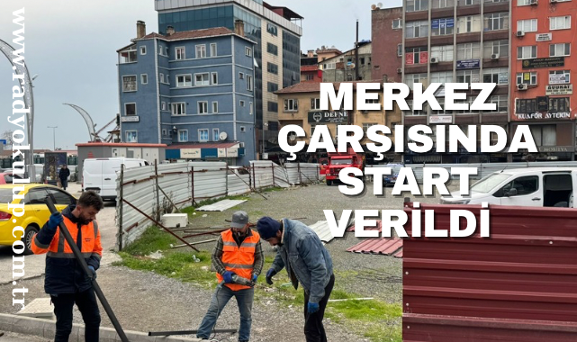 Merkez Çarşısında start verildi