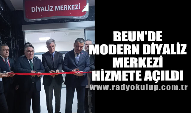 BEUN'de Modern Diyaliz Merkezi Hizmete Açıldı