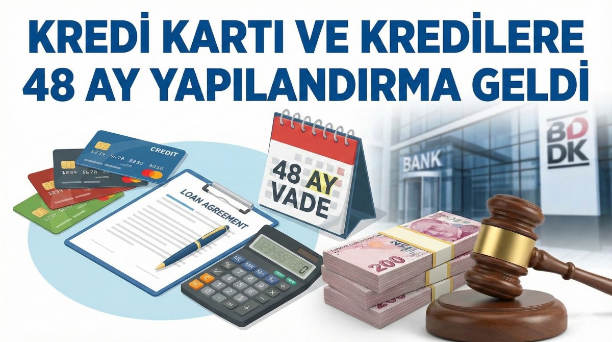 Kredi Kartı ve Kredilere 48 Ay Yapılandırma Geldi