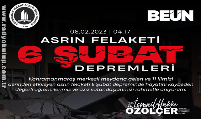 Özölçer’den 6 Şubat Anma Mesajı