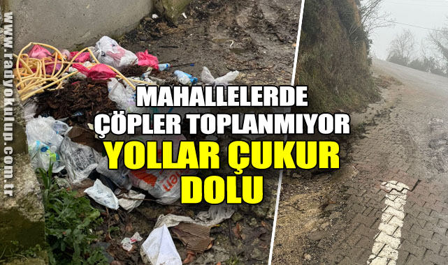 Mahallelerde Çöpler Toplanmıyor, Yollar Çukur Dolu