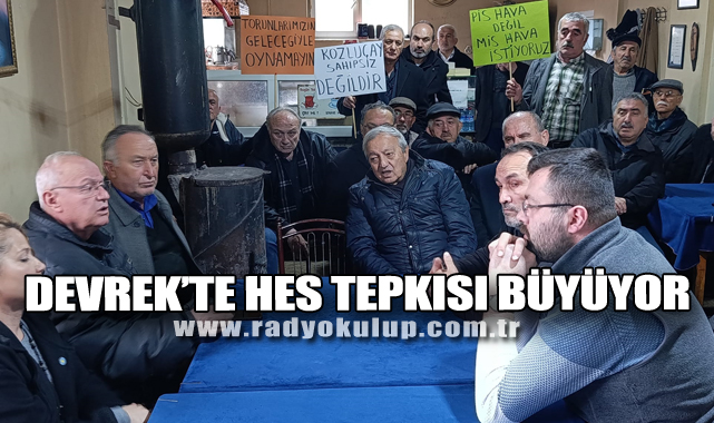 Devrek’te HES Tepkisi Büyüyor