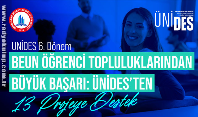 BEUN Öğrenci Topluluklarından Büyük Başarı: ÜNİDES’ten 13 Projeye Destek