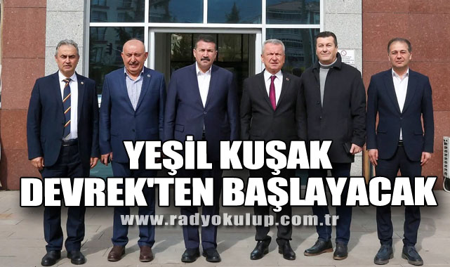 Yeşil Kuşak Devrek'ten Başlayacak 