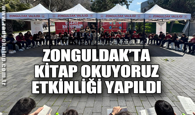 Zonguldak’ta Kitap Okuyoruz Etkinliği Yapıldı