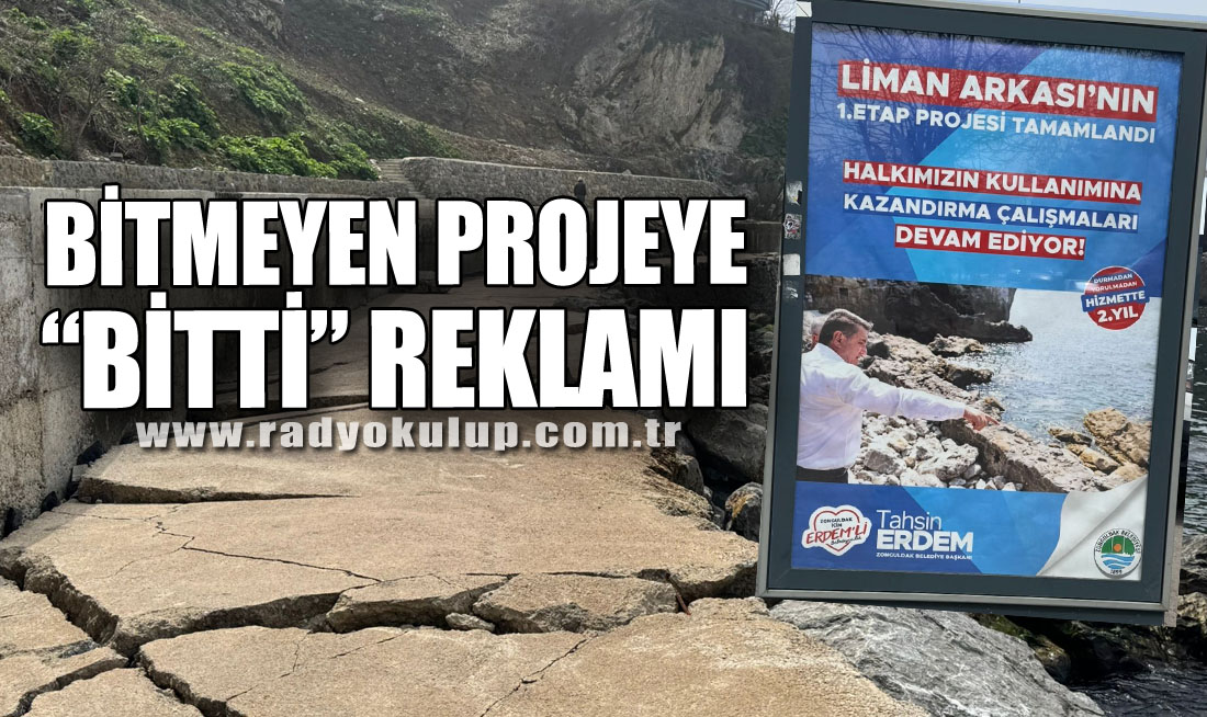 Bitmeyen Projeye “Bitti” Reklamı