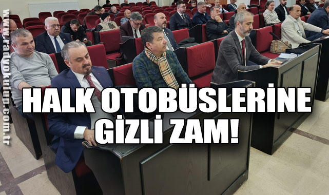 Halk Otobüslerine Gizli Zam!