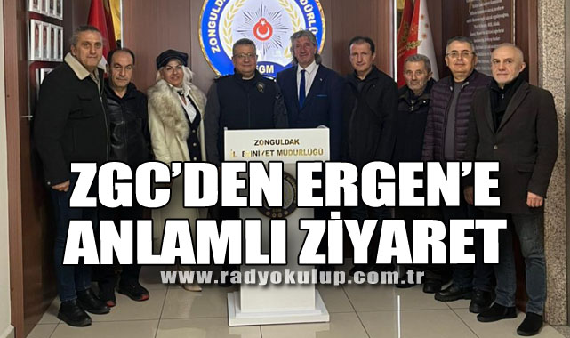 ZGC’DEN İL EMNİYET MÜDÜRÜ ERGEN’E ANLAMLI ZİYARET