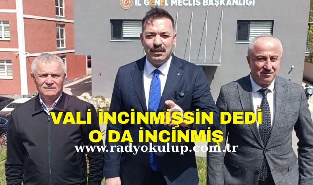 Vali İncinmişsin Dedi O Da İncinmiş!