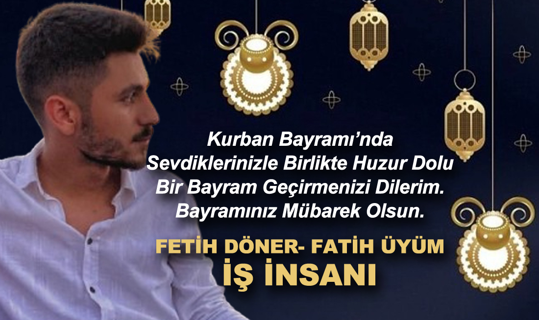 KURBAN BAYRAMI'NI KUTLADI