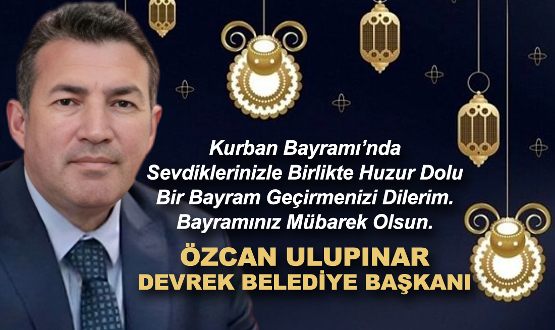 KURBAN BAYRAMI'NI KUTLADI