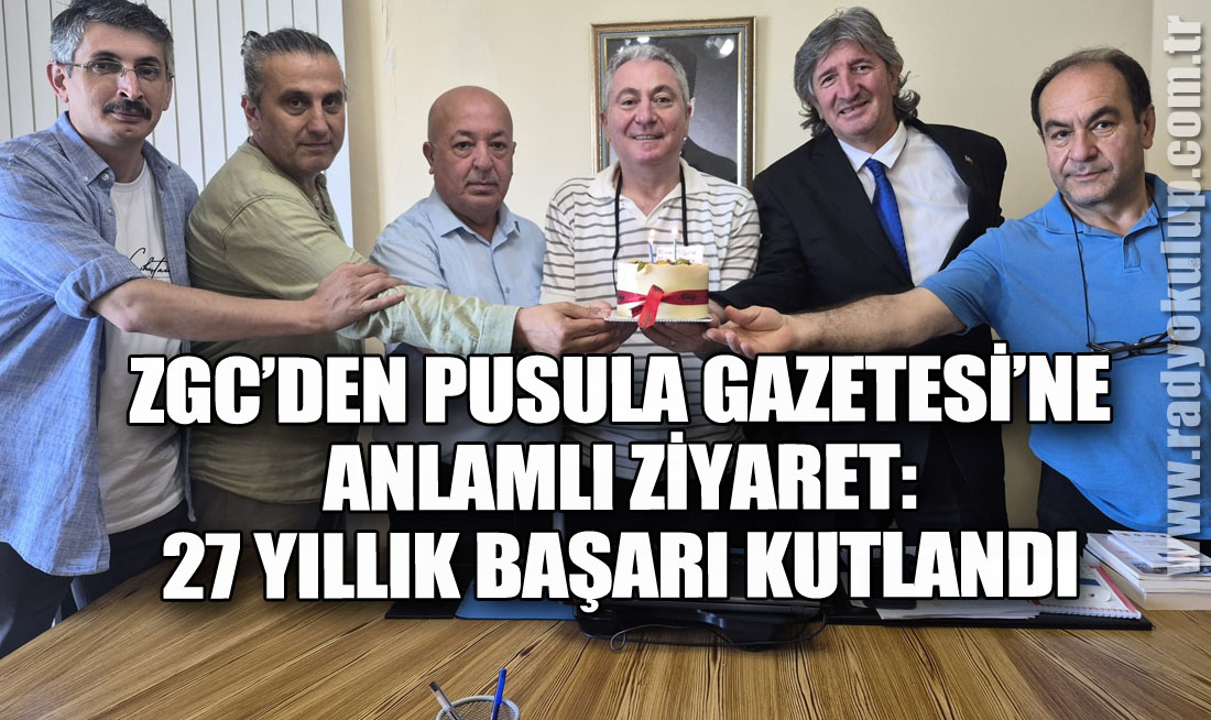 ZGC’den Pusula Gazetesi’ne Anlamlı Ziyaret: 27 Yıllık Başarı Kutlandı