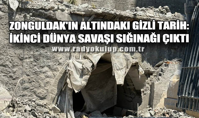 Zonguldak'ın Altındaki Gizli Tarih: Vakıf Yıkımından İkinci Dünya Savaşı Sığınağı Çıktı