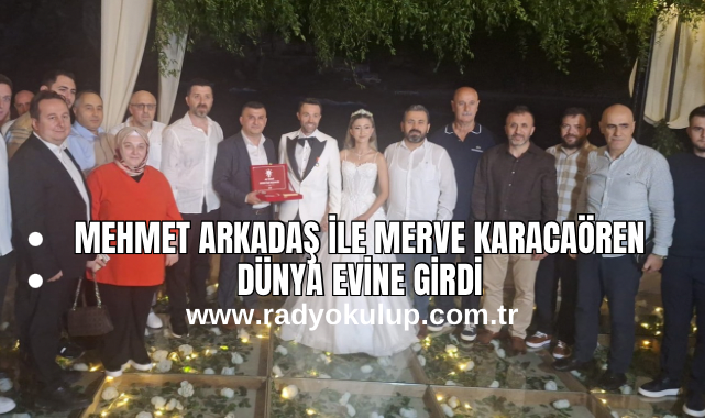 Mehmet Akardaş ile Merve Karacaören Dünyaevine Girdi
