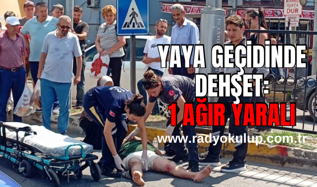 Yaya Geçidinde Dehşet: 1 Ağır Yaralı
