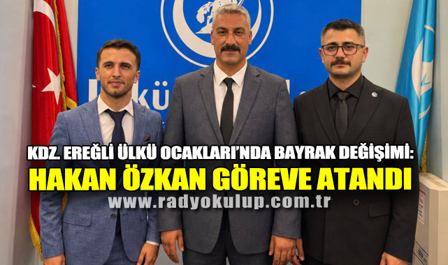 Kdz. Ereğli Ülkü Ocakları’nda Bayrak Değişimi: Hakan Özkan Göreve Atandı​