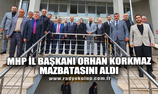 MHP Zonguldak İl Başkanı Orhan Korkmaz Mazbatasını Aldı