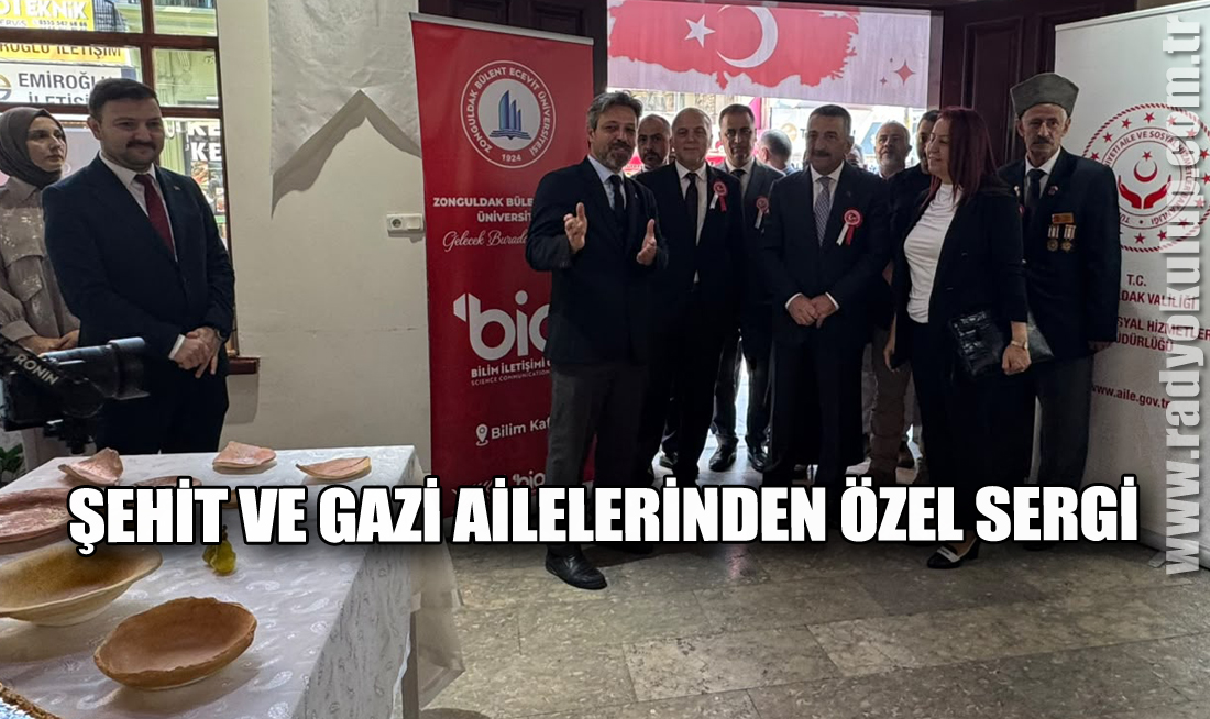 Şehit ve Gazi Ailelerinden Özel Sergi