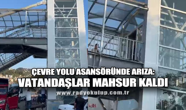 Zonguldak’ta Çevre Yolu Asansöründe Arıza: Vatandaşlar Mahsur Kaldı