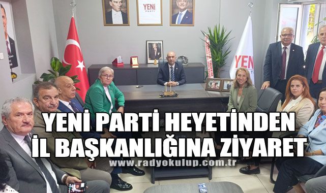 Yeni Parti Heyetinden Zonguldak İl Başkanlığına Ziyaret