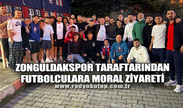 Zonguldakspor Taraftarından Futbolculara Moral Ziyareti