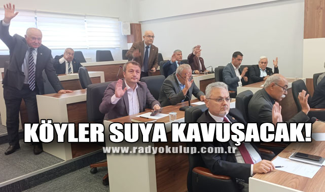 Köyler Suya Kavuşacak!