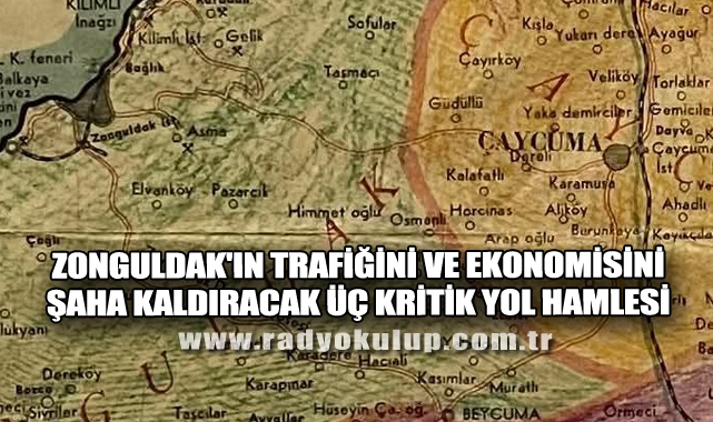 Zonguldak'ın Trafiğini ve Ekonomisini Şaha Kaldıracak Üç Kritik Yol Hamlesi